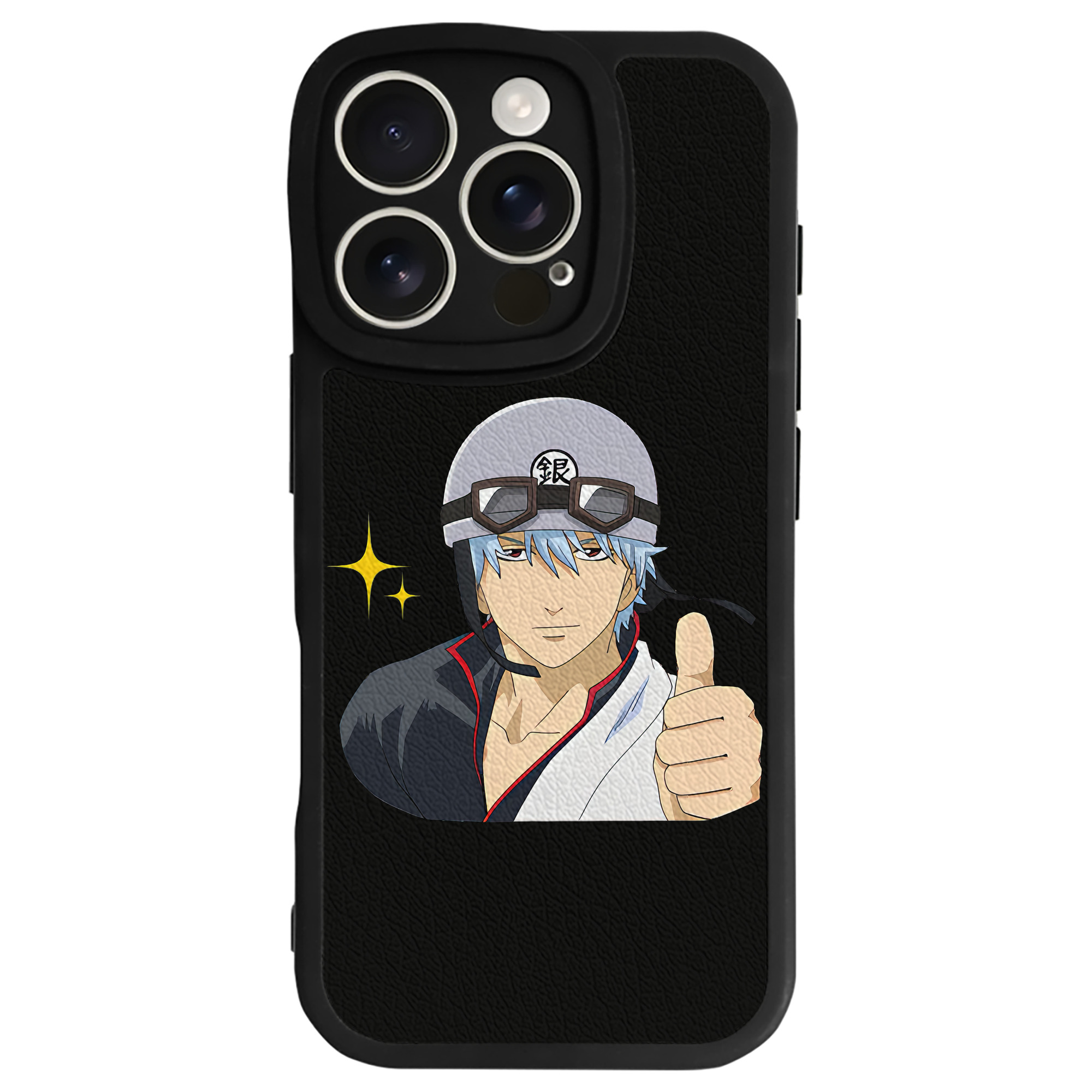（画像用） ぎんたま 坂田銀時（さかたぎんとき） 神楽 志村新八（しむら しんぱち） GINTAMA Sakata Gintoki Kagura Shimura Shinpachi 【iPhone 16シリーズ対応】シリコンスマホケース（レザー調） 材質：シリコン